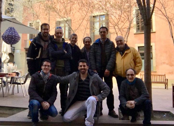 Integrants de l'equip B després de guanyar al Vic